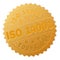 Gold ISO 14001 Award Stamp