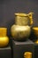 Gold jars of Douch treasure - Egyptian museum