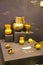 Gold jars from Douch treasure - Egyptian museum