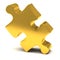 Gold Jigsaw Piece