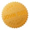 Gold JOHN DOE Medal Stamp