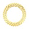 Gold Laurel vector wreath. Award for winners. Honoring champions Trophy for challenge Symbol of victory and achievements