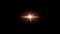 gold light lens flares flickering rotation animation background