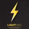 Gold Lightning bolt