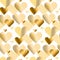 Gold love concept icon repeatable motif