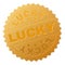 Gold LUCKY Award Stamp