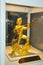 Gold Machine Miner Statue