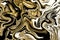 Gold marbling texture design. Black and golden marble pattern. Fluid art.