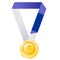 Gold medal of the summer athletic games