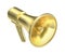 Gold megaphone