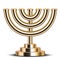 Gold menorah