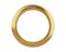 Gold metal grommet ring for paper, card, tag, sticker or hanger