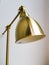 Gold metal table lamp element