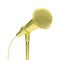 Gold microphone