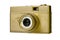 Gold old-fashioned soviet camera