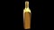 Gold olive oil bottle