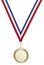 Gold olympics medal blank with clipping path