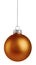 Gold orange Christmas Ball