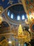 Gold ornated interior of orthodox church