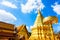 Gold Pagoda beautiful architecture in Wat Phrathat Doi Suthep