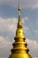 Gold pagoda thailand  in the north of Thailand