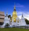 Gold pagoda at Wat Suan Dok in Chiang Mai, Thailan