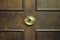 Gold painted door knocker