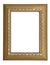 Gold-painted picture frame