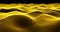 Gold particle wave abstract background