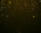 Gold particles and star elegance award background