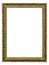 Gold-patterned frame for a picture