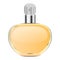 Gold perfume mockup, realistic style