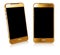Gold Phone Cell Smart Mobile