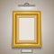 Gold picture frame