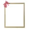 Gold Picture Frame with Christmas Bow