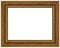 Gold picture frame with a decorative pattern