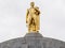 Gold pioneer statue atop the Oregon Capitol Building