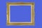Gold plated quad-rate wooden picture frame