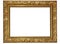 Gold plated wooden frame