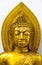 Gold Portrait buddha statue