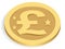 Gold pound coin