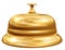 Gold reception bell