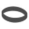 Gold Ring Halftone Dotted Icon