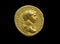 Gold Roman aureus coin of  Roman emperor Trajan