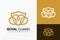 Gold Royal Guard Luxury Logo Design  Minimalist Logos Designs Vector Illustration Template