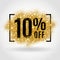 Gold sale 10% percent