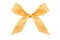 Gold satin bow