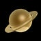 Gold Saturn