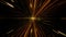 Gold Sci-Fi Space Time Tunnel VJ Loop Motion Background