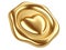 Gold seal with heart